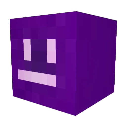 OBGMR25 Minecraft avatar head, 3D render
