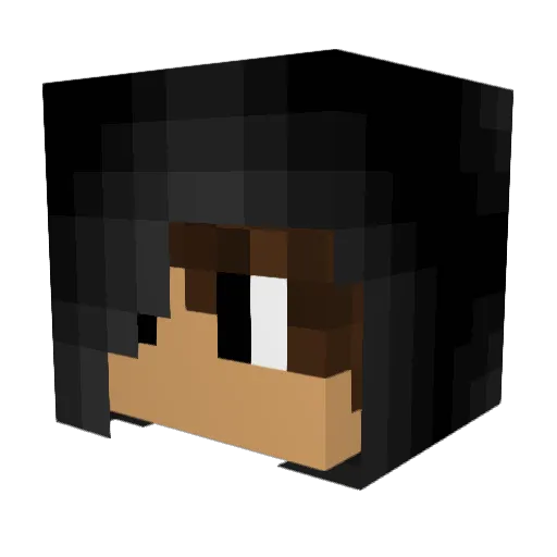 OBI_VEX Minecraft avatar head, 3D render