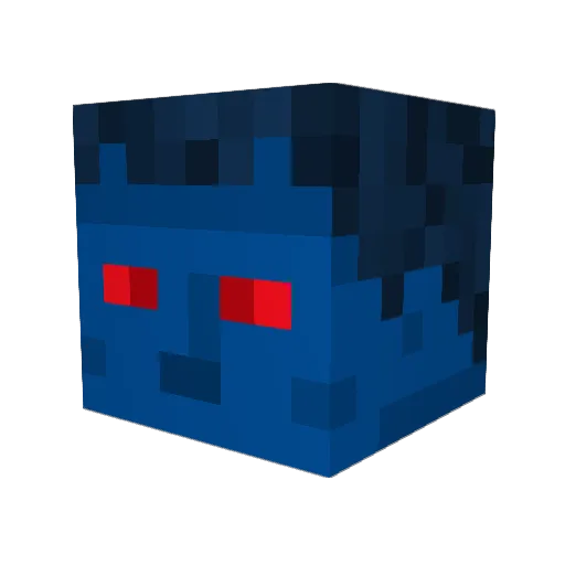 OBJaameson Minecraft avatar head, 3D render