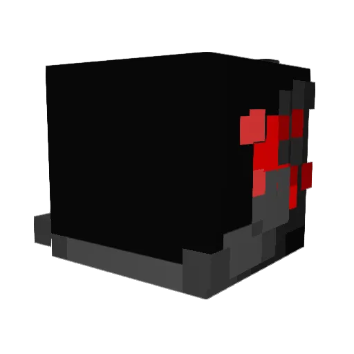 OBLIVION1324 Minecraft avatar head, 3D render