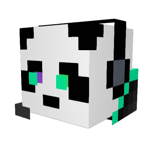 OBNOXIOUS13 Minecraft avatar head, 3D render