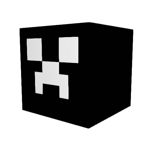 OBSCURERAIDER Minecraft avatar head, 3D render