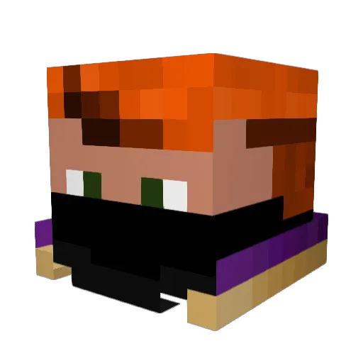 OBlivious_Rips Minecraft avatar head, 3D render