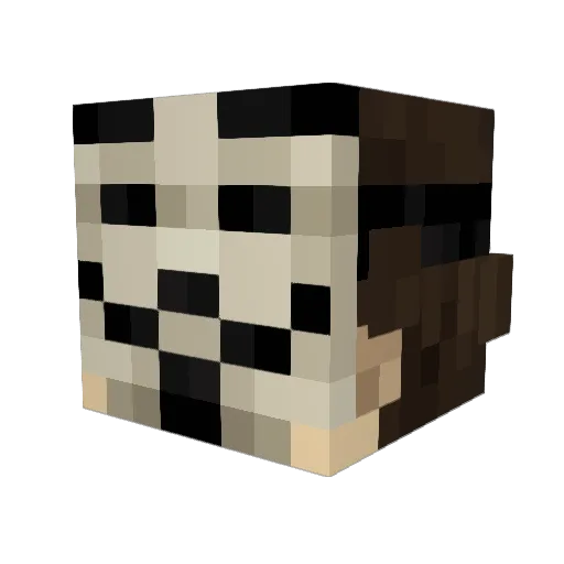 OBlocManager Minecraft avatar head, 3D render