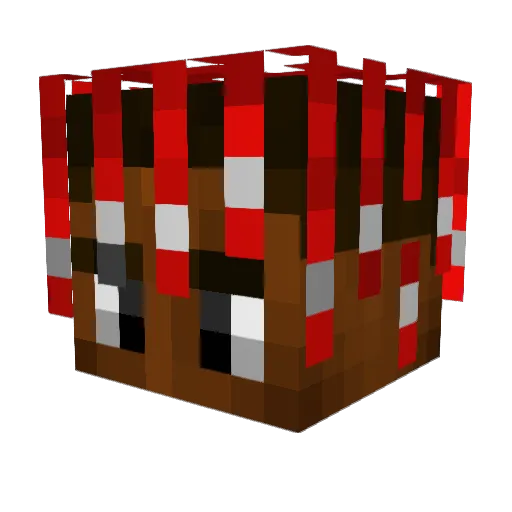 OBritL Minecraft avatar head, 3D render
