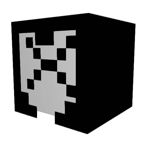 OBugado Minecraft avatar head, 3D render
