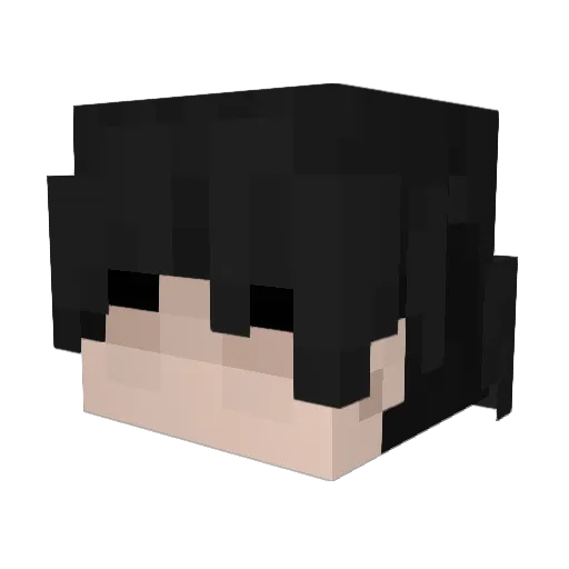 OCEMEHUTb Minecraft avatar head, 3D render