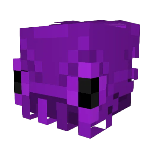 OCTOPIKE Minecraft avatar head, 3D render