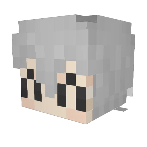 OCTOPUS605 Minecraft avatar head, 3D render