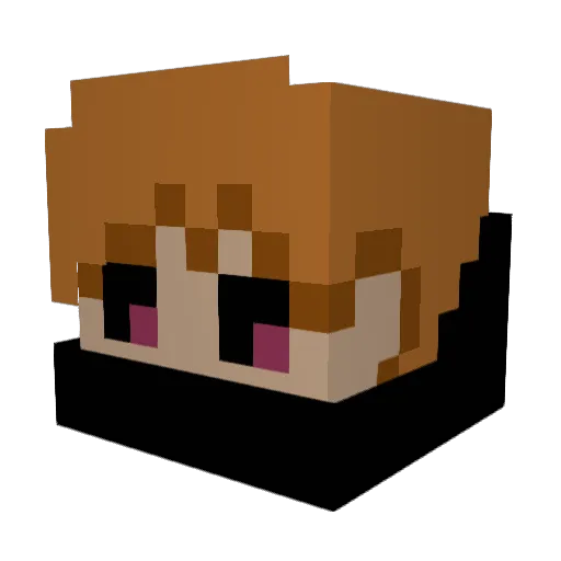 OD43254 Minecraft avatar head, 3D render