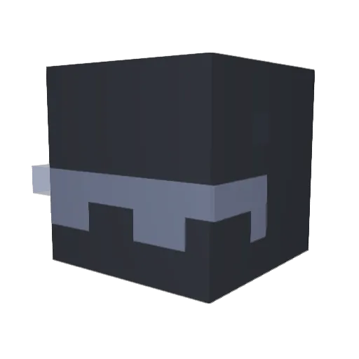 ODESZA Minecraft avatar head, 3D render