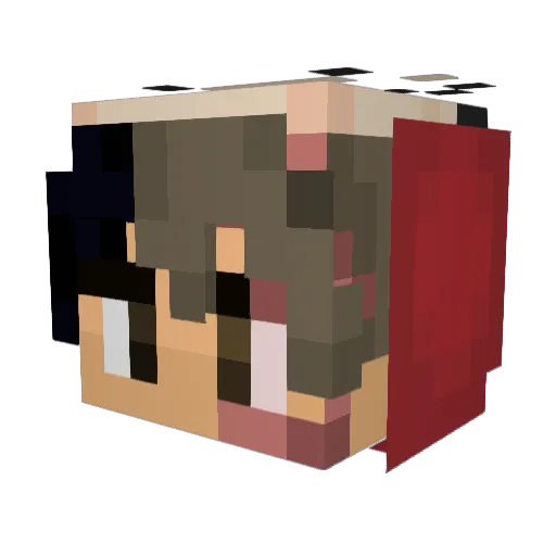 ODMdylan Minecraft avatar head, 3D render