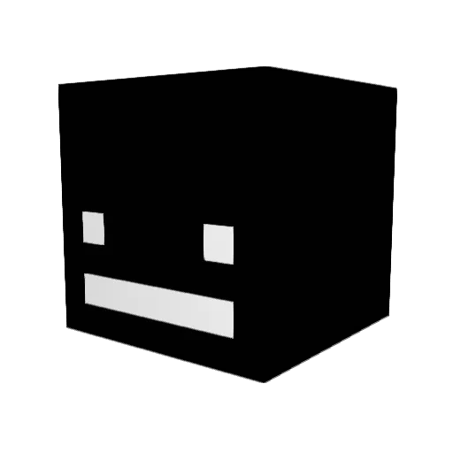 ODennyu Minecraft avatar head, 3D render