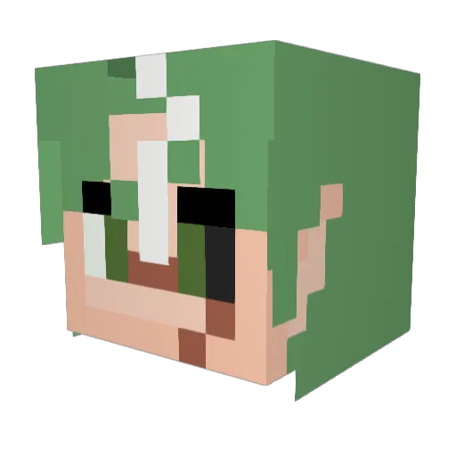 ODreamstalker Minecraft avatar head, 3D render