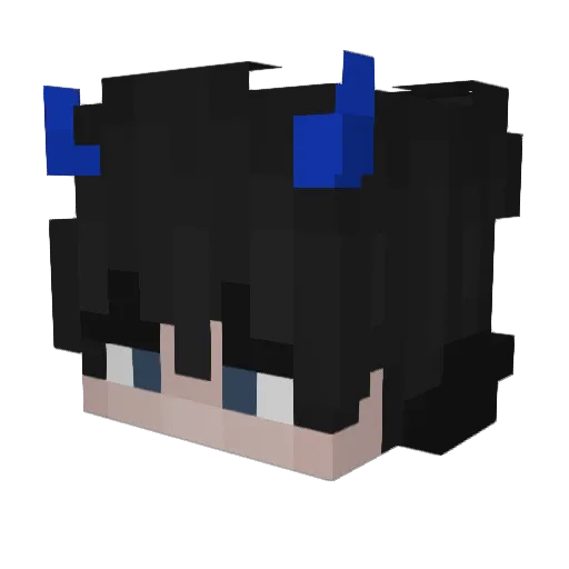 OEKvEFE Minecraft avatar head, 3D render