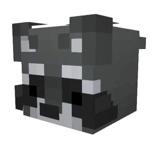 OELIET Minecraft avatar head, 3D render