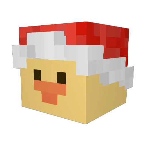 OEM6 Minecraft avatar head, 3D render