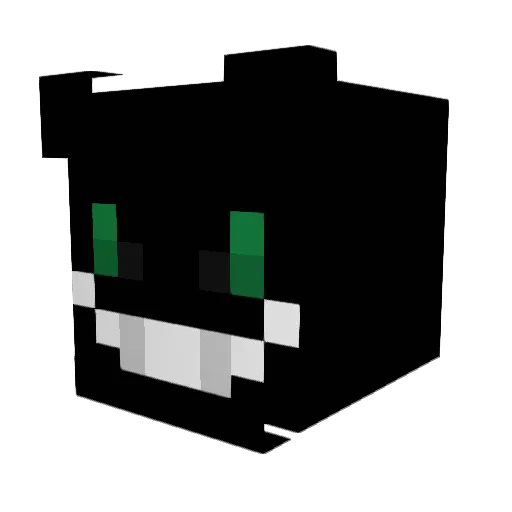 OFFENBACHER Minecraft avatar head, 3D render