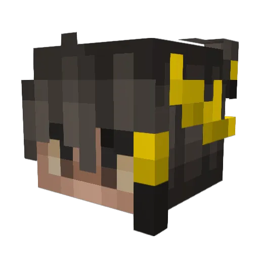 OFFJOI Minecraft avatar head, 3D render
