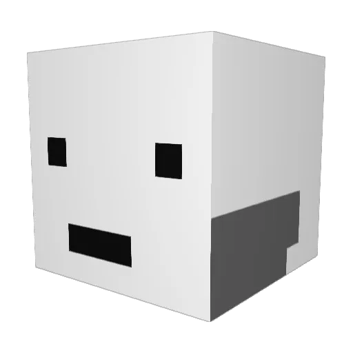 OFFOnion Minecraft avatar head, 3D render