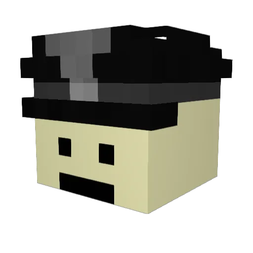 OFFPlayz24 Minecraft avatar head, 3D render