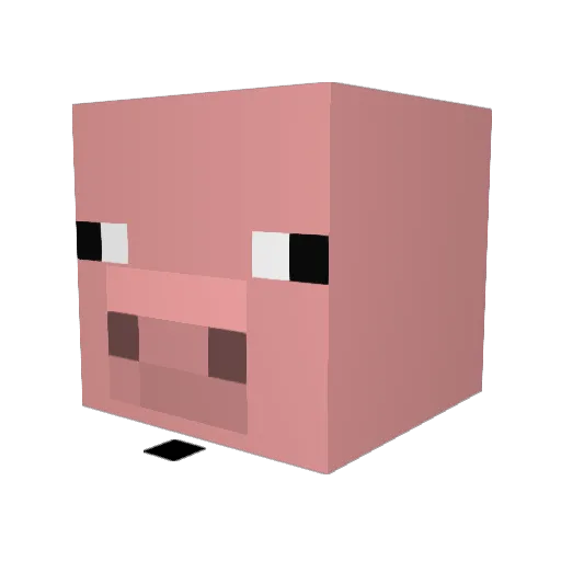 OF_Unicorn14 Minecraft avatar head, 3D render