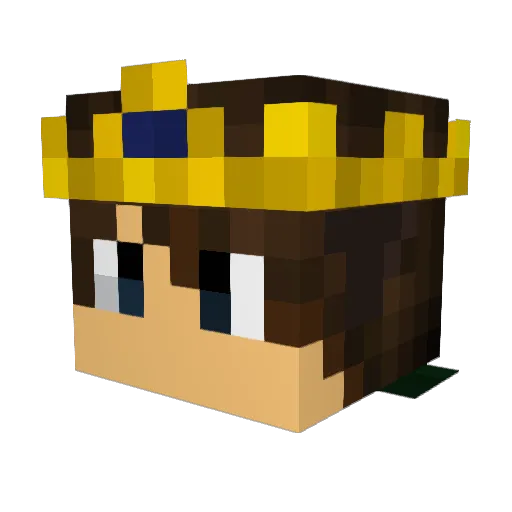 OFaolin Minecraft avatar head, 3D render