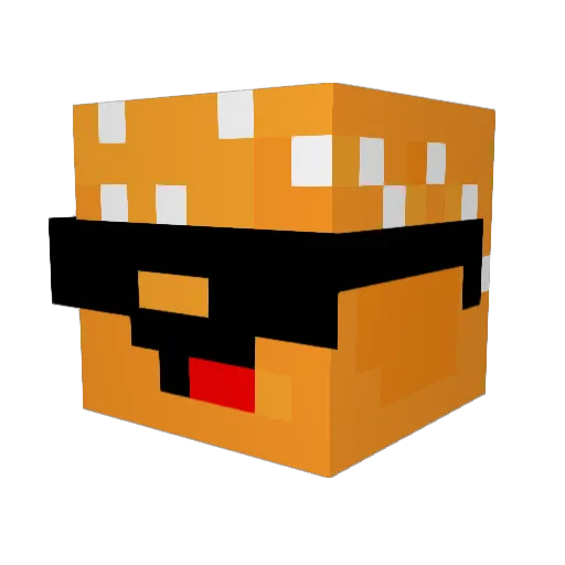 OFarmerBinLaden Minecraft avatar head, 3D render
