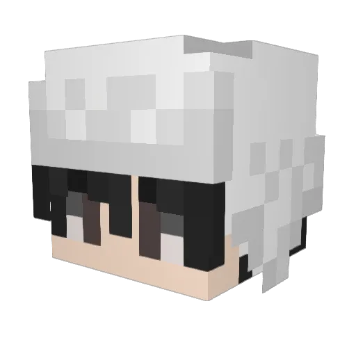 OFelpssss Minecraft avatar head, 3D render