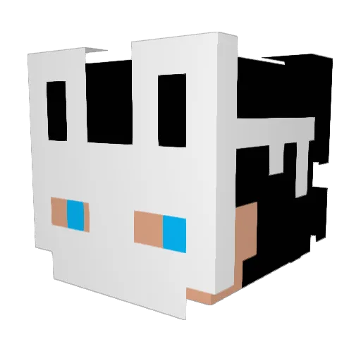 OFroyd Minecraft avatar head, 3D render