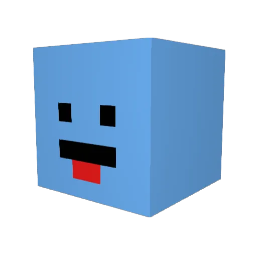 OG4G4L Minecraft avatar head, 3D render