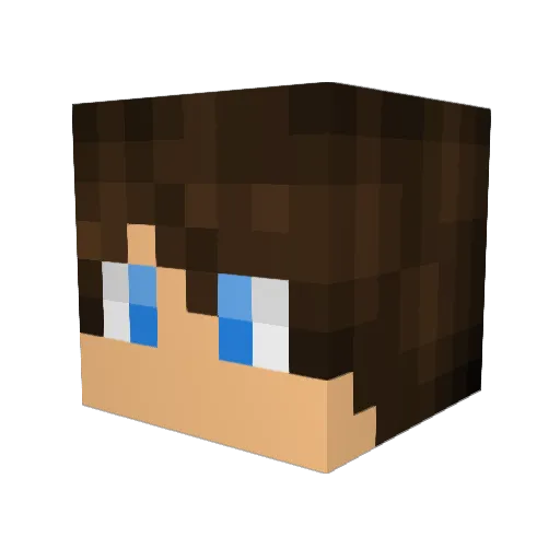 OGAidan Minecraft avatar head, 3D render