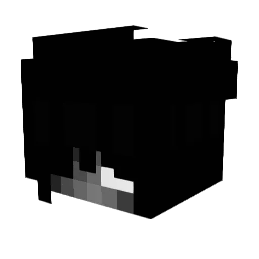 OGCW Minecraft avatar head, 3D render