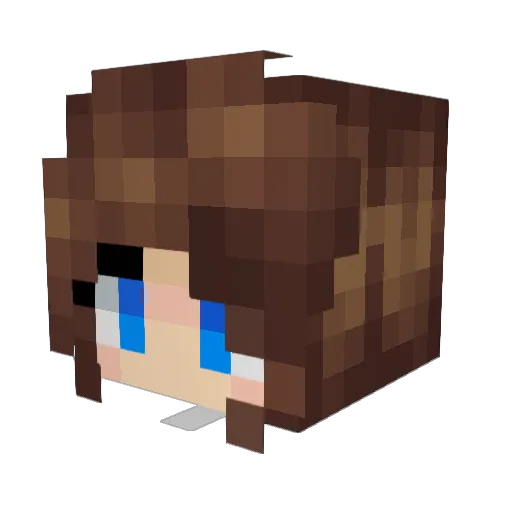 OGEmmyu Minecraft avatar head, 3D render