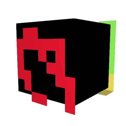 OGFraud Minecraft avatar head, 3D render