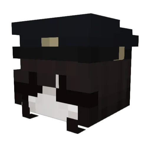 OGGANSTALEADER Minecraft avatar head, 3D render
