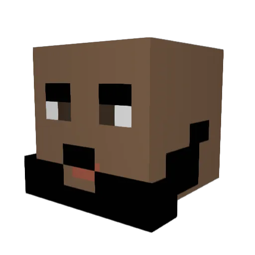 OGKemo Minecraft avatar head, 3D render