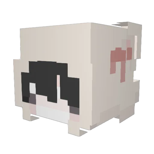 OGLE2005BLG390Lb Minecraft avatar head, 3D render