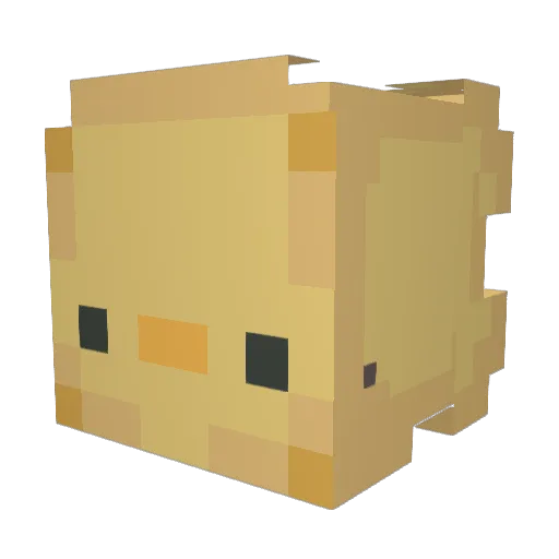 OGNUTZZZ Minecraft avatar head, 3D render
