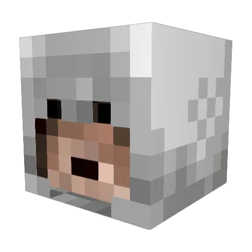 OGOrder Minecraft avatar head, 3D render