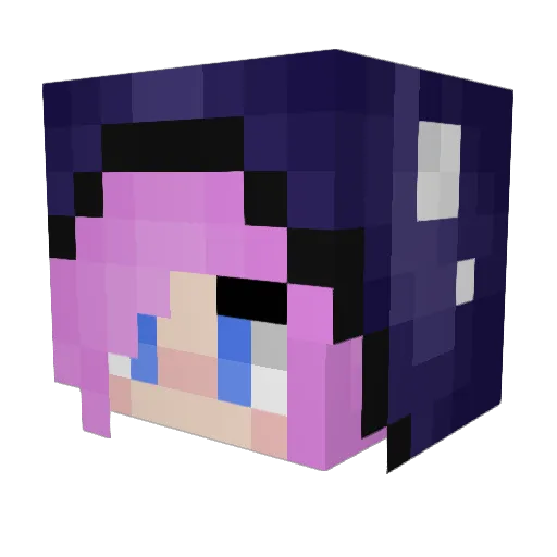 OGPeitz Minecraft avatar head, 3D render
