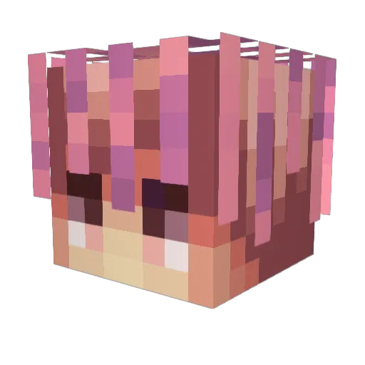 OGReach Minecraft avatar head, 3D render