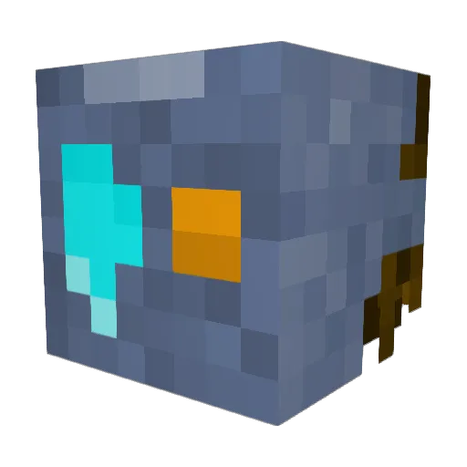 OGRecyclops Minecraft avatar head, 3D render