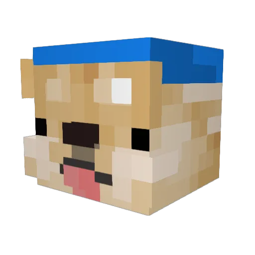 OGSOSATHCMETH Minecraft avatar head, 3D render