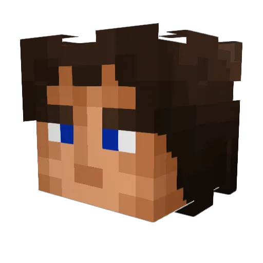 OGTarzan Minecraft avatar head, 3D render
