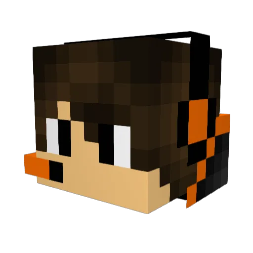 OGTator Minecraft avatar head, 3D render