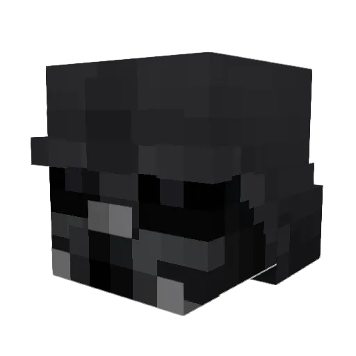 OG_CRAFTY Minecraft avatar head, 3D render