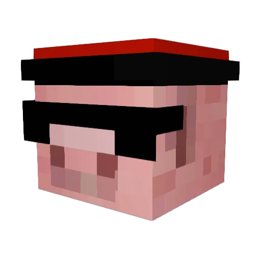 OG_JZ Minecraft avatar head, 3D render