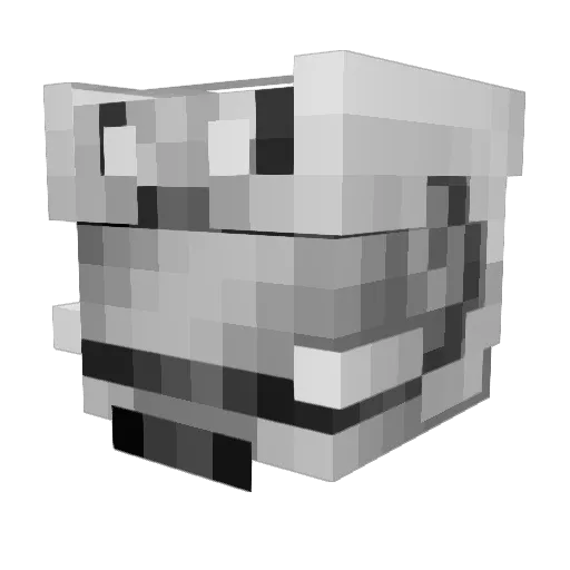 OG_Manager Minecraft avatar head, 3D render