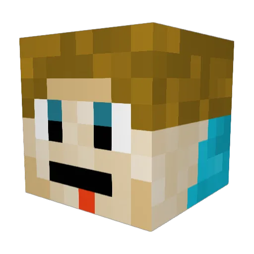 OG_NiNo Minecraft avatar head, 3D render